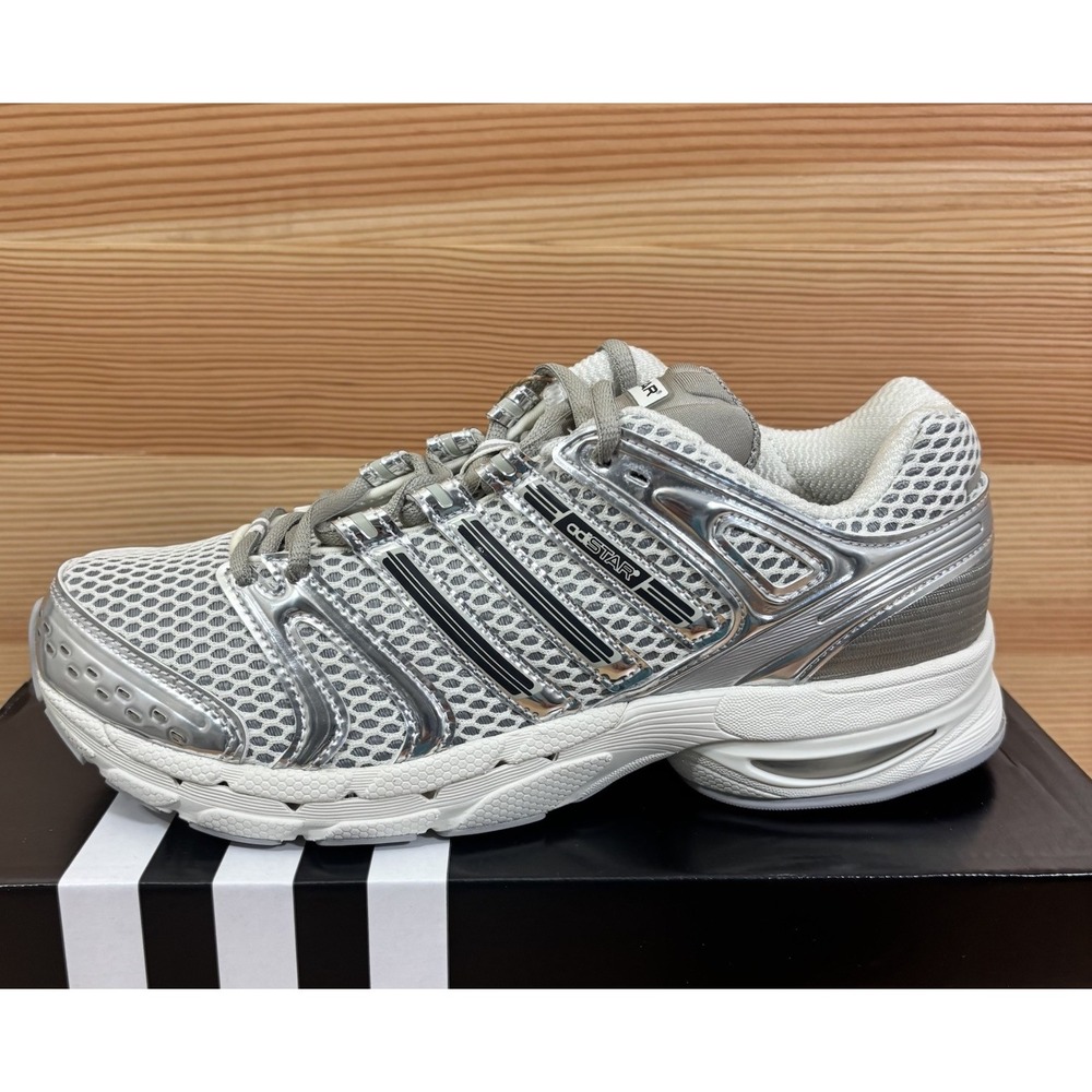 Adidas Adistar Control 5 Women's Low Top Running Shoes KJ2285 Silver Size 7.5